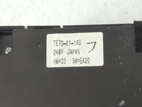 2010-2015 Mazda Cx-9 Climate Control Module Temperature AC/Heater Replacement P/N:TE70-61-190 Fits OEM Used Auto Parts - Oem