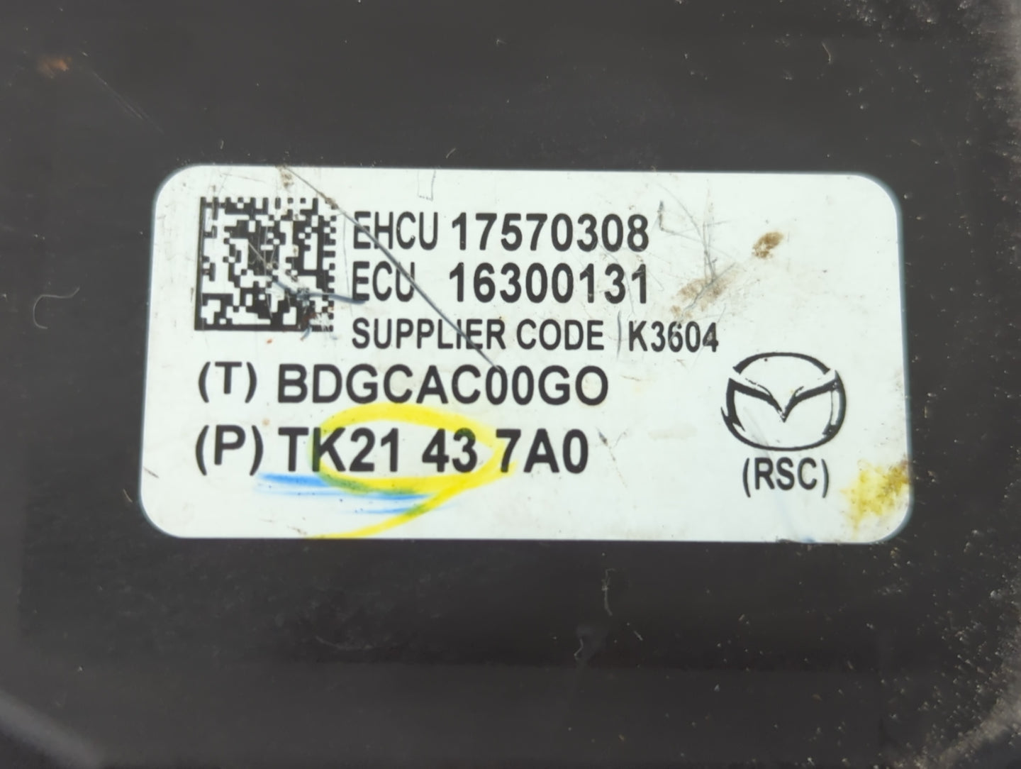 2013-2015 Mazda Cx-9 ABS Pump Control Module Replacement P/N:TK21 43 7A0 Fits Fits 2013 2014 2015 OEM Used Auto Parts - Oemu