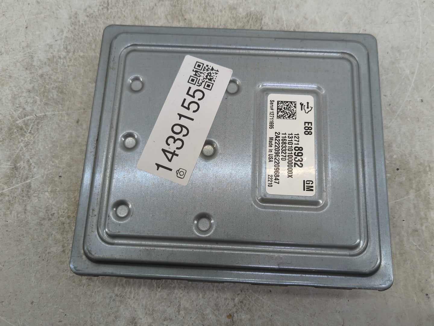 2013 Mazda Mazda3 PCM Engine Control Computer ECU ECM PCU OEM P/N:12718932 12711695, A2C7754500, 116833270 Fits Fits 2012 OE