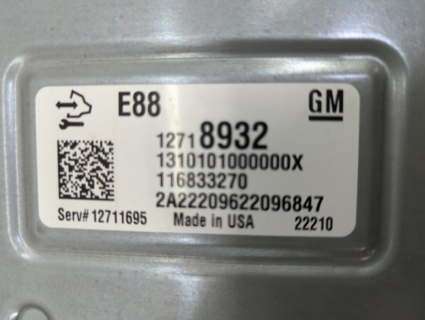 2013 Mazda Mazda3 PCM Engine Control Computer ECU ECM PCU OEM P/N:12718932 12711695, A2C7754500, 116833270 Fits Fits 2012 OE
