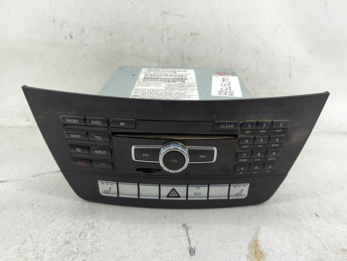 2013 Mercedes-Benz C-Class Radio AM FM Cd Player Receiver Replacement P/N:A2049007311 A2049014103, A1669029304 Fits OEM Used