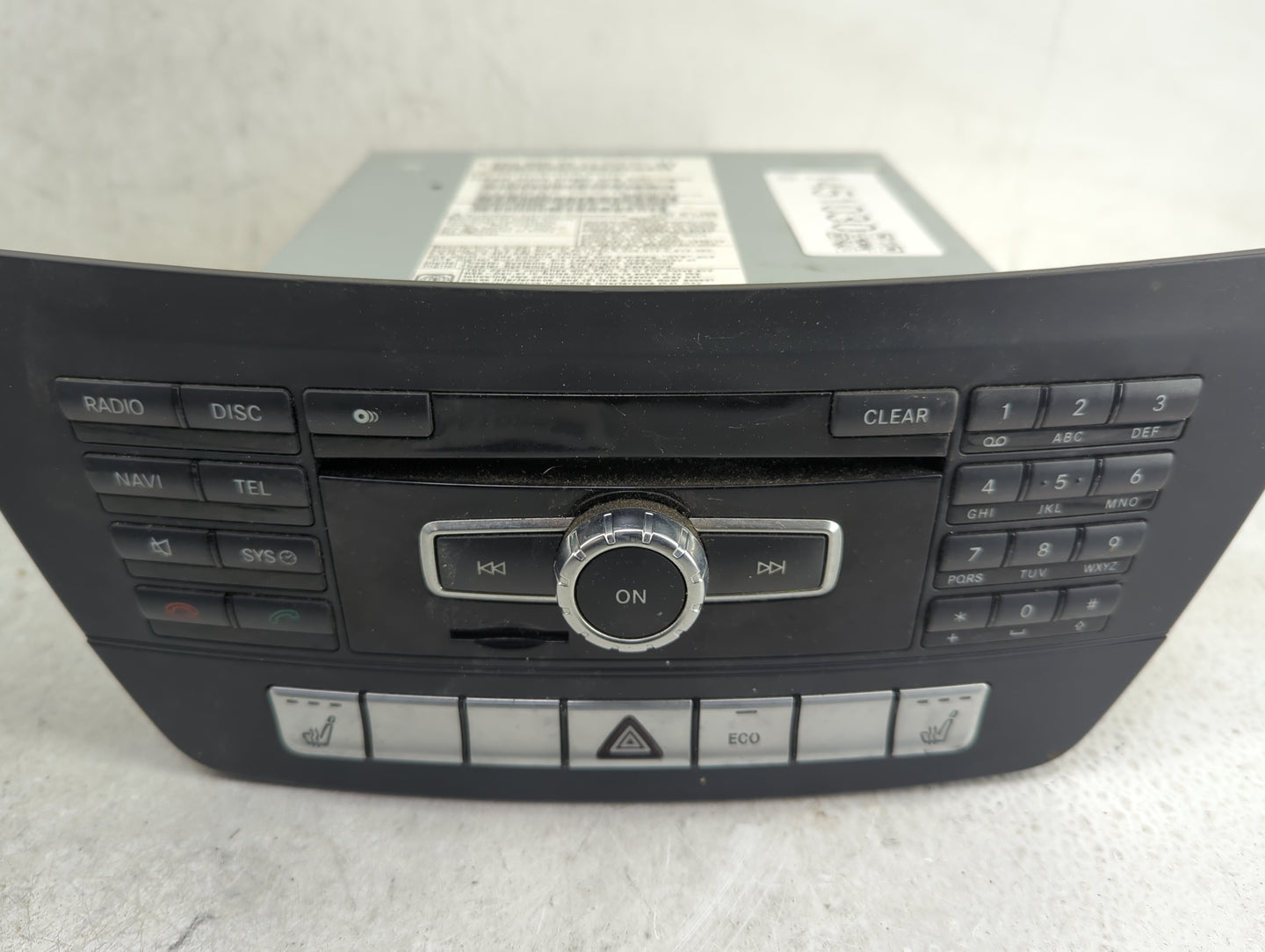 2013 Mercedes-Benz C-Class Radio AM FM Cd Player Receiver Replacement P/N:A2049004911 A2049014103 Fits OEM Used Auto Parts -