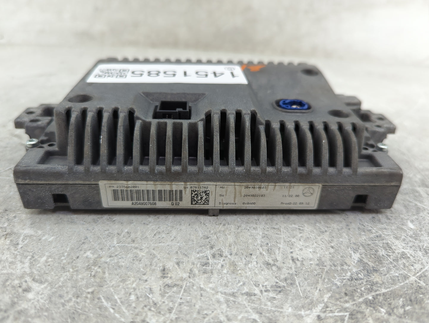 2013 Mercedes-benz C-class Information Display Screen - Oemusedautoparts1.com