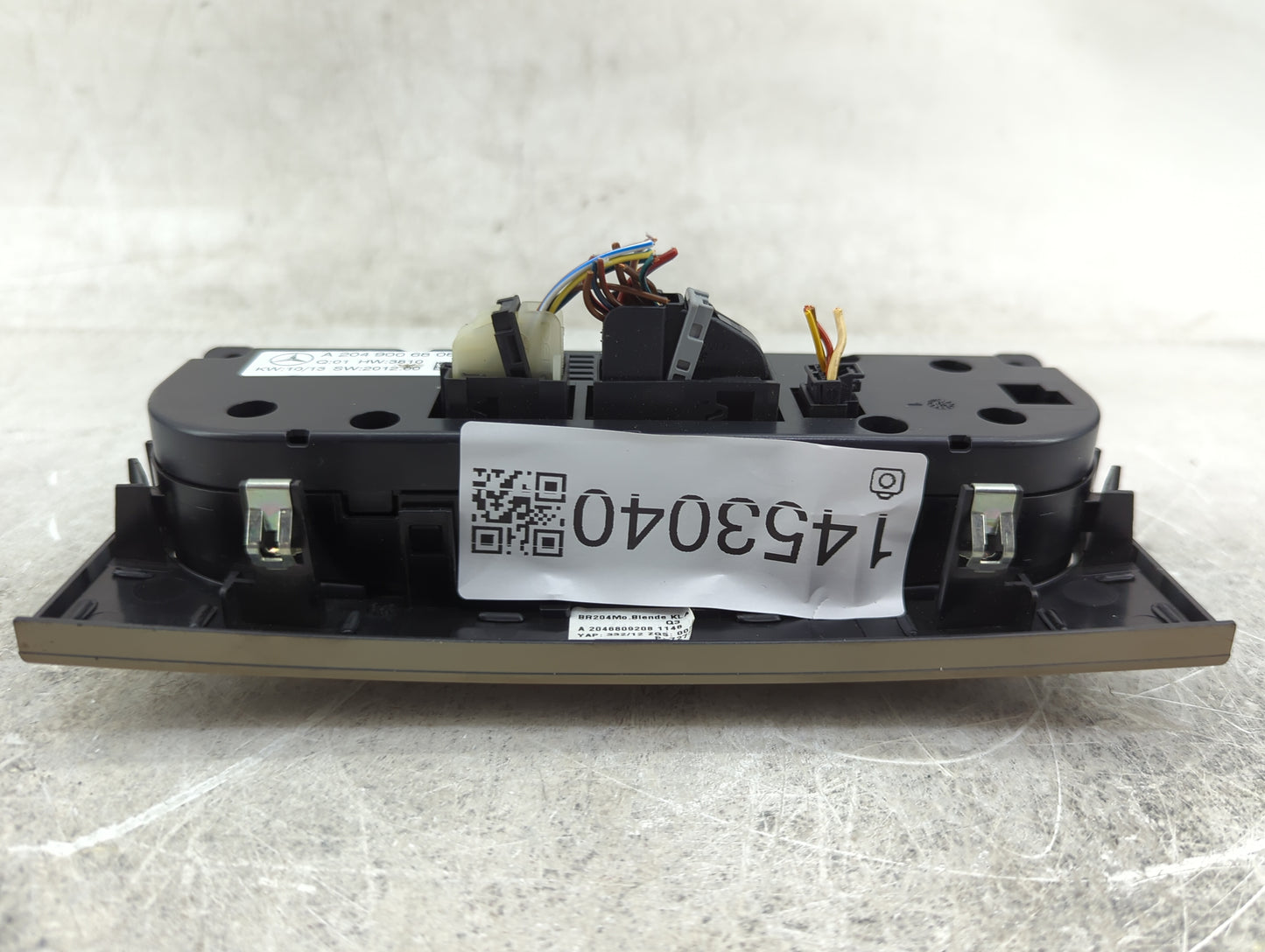 2013 Mercedes-Benz C-Class Climate Control Module Temperature AC/Heater Replacement P/N:A2049006808 Fits Fits 2014 2015 OEM 