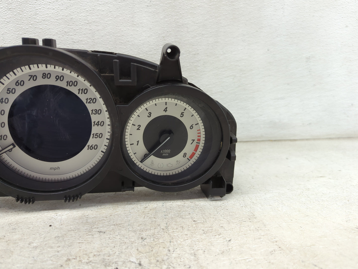 2013 Mercedes-Benz C-Class Instrument Cluster Speedometer Gauges P/N:A2049004309 A2C81592500 Miles:99K Fits OEM Used Auto Pa