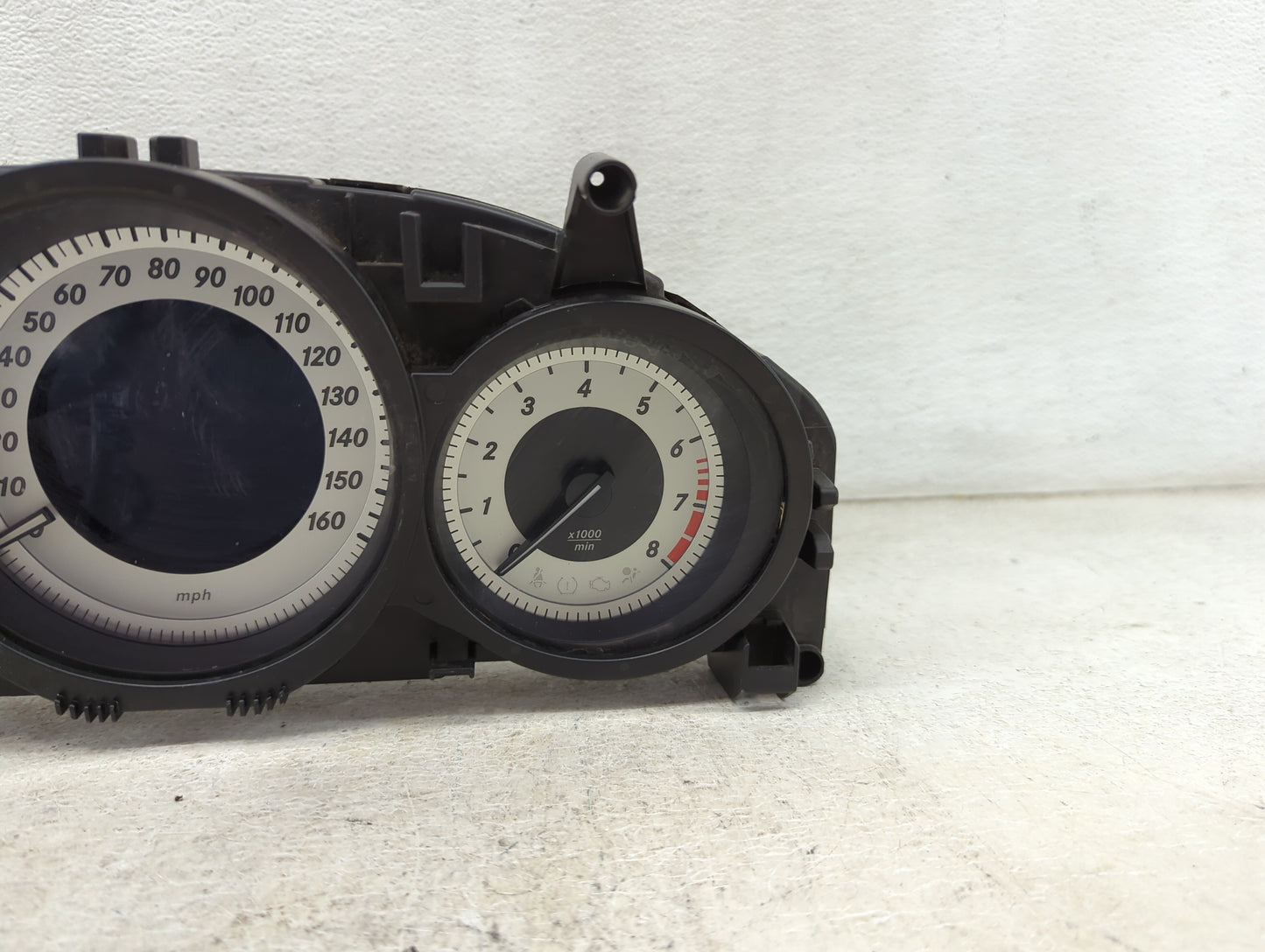 2013 Mercedes-Benz C-Class Instrument Cluster Speedometer Gauges P/N:A2049004309 A2C81592500 Miles:99K Fits OEM Used Auto Pa
