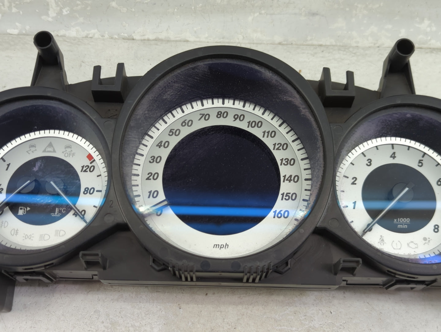2013 Mercedes-Benz C-Class Instrument Cluster Speedometer Gauges P/N:A2049004309 A2C81592500, 2049017002 Miles:126K Fits OEM