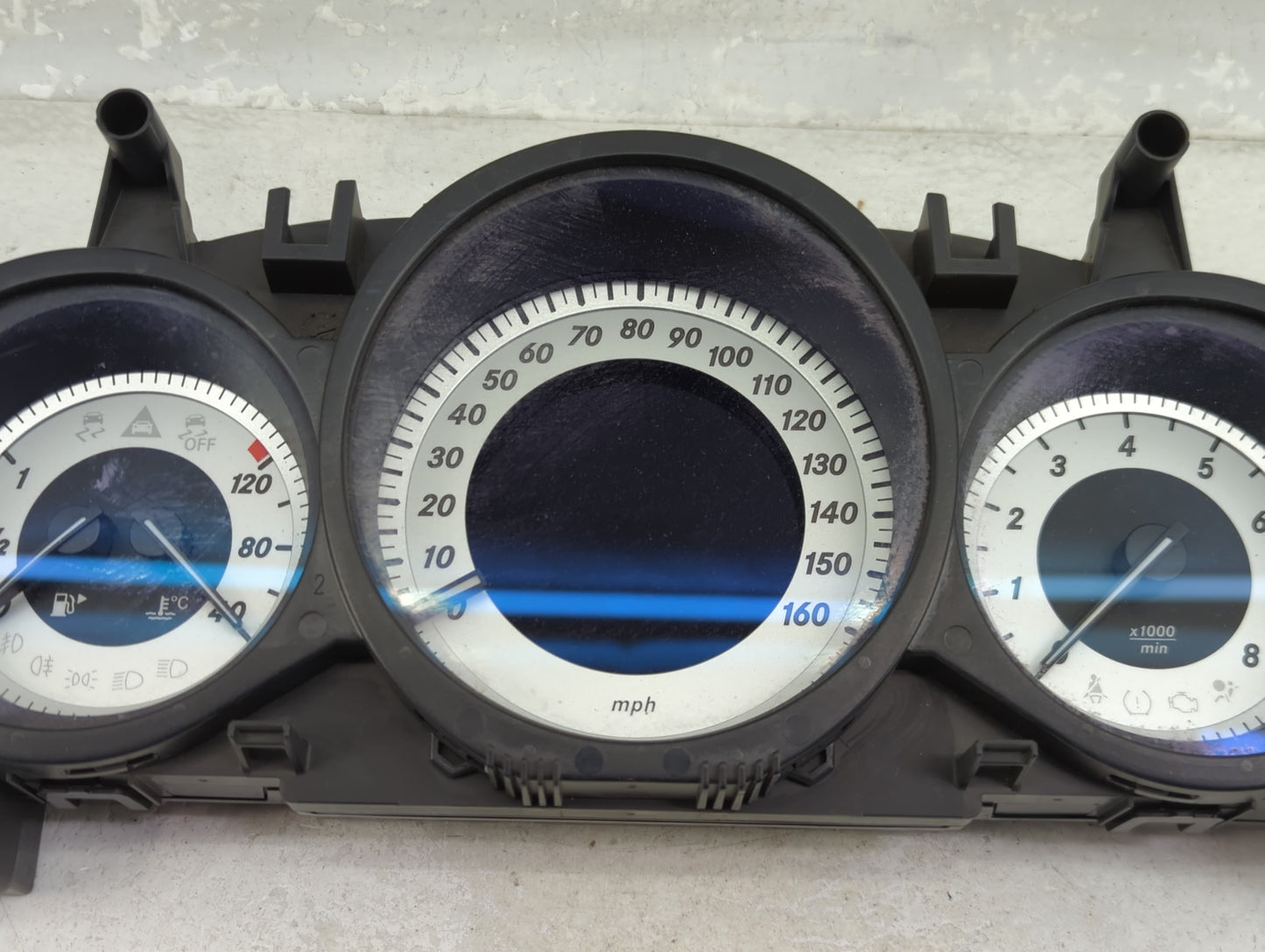 2013 Mercedes-Benz C-Class Instrument Cluster Speedometer Gauges P/N:A2049004309 A2C81592500, 2049017002 Miles:126K Fits OEM
