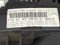 2013 Mercedes-Benz C-Class Instrument Cluster Speedometer Gauges P/N:A2C81592500 A2049004309, 2049017002 Miles:169K Fits OEM