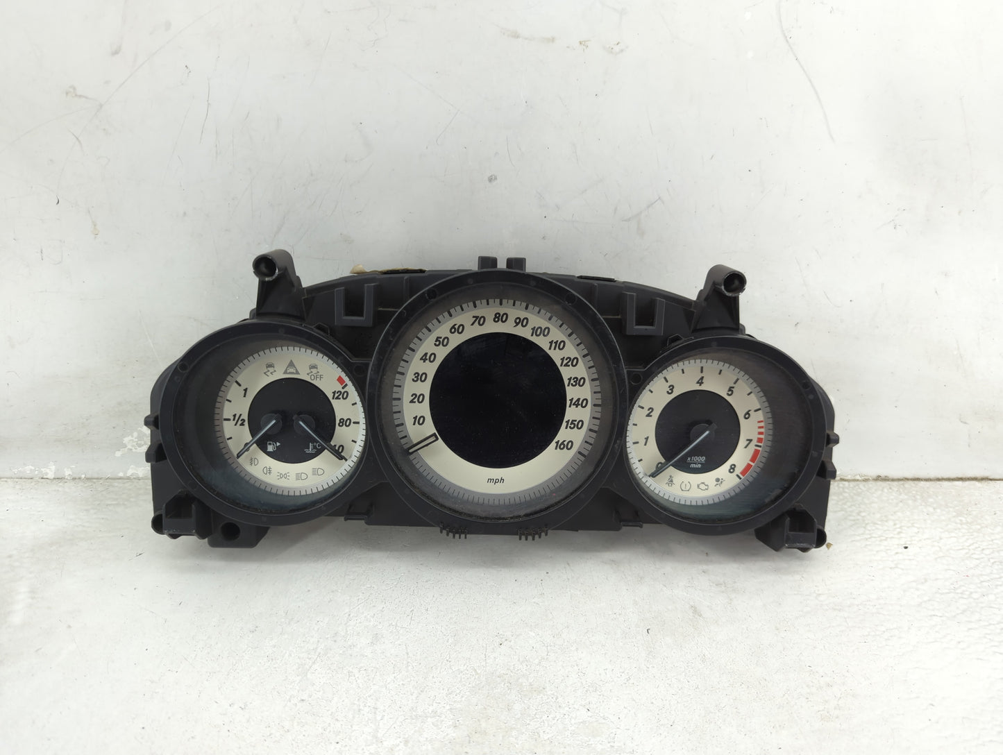 2013 Mercedes-Benz C-Class Instrument Cluster Speedometer Gauges P/N:A2049004409 A2C81592600 Miles:115K Fits OEM Used Auto P
