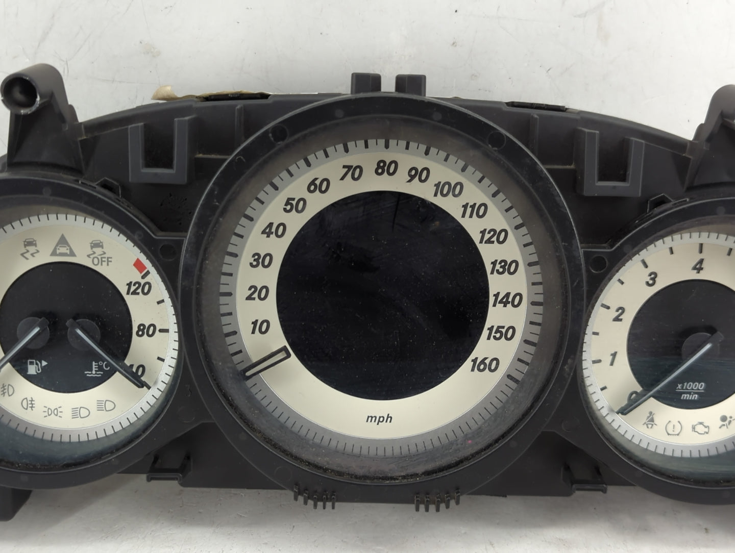 2013 Mercedes-Benz C-Class Instrument Cluster Speedometer Gauges P/N:A2049004409 A2C81592600 Miles:115K Fits OEM Used Auto P