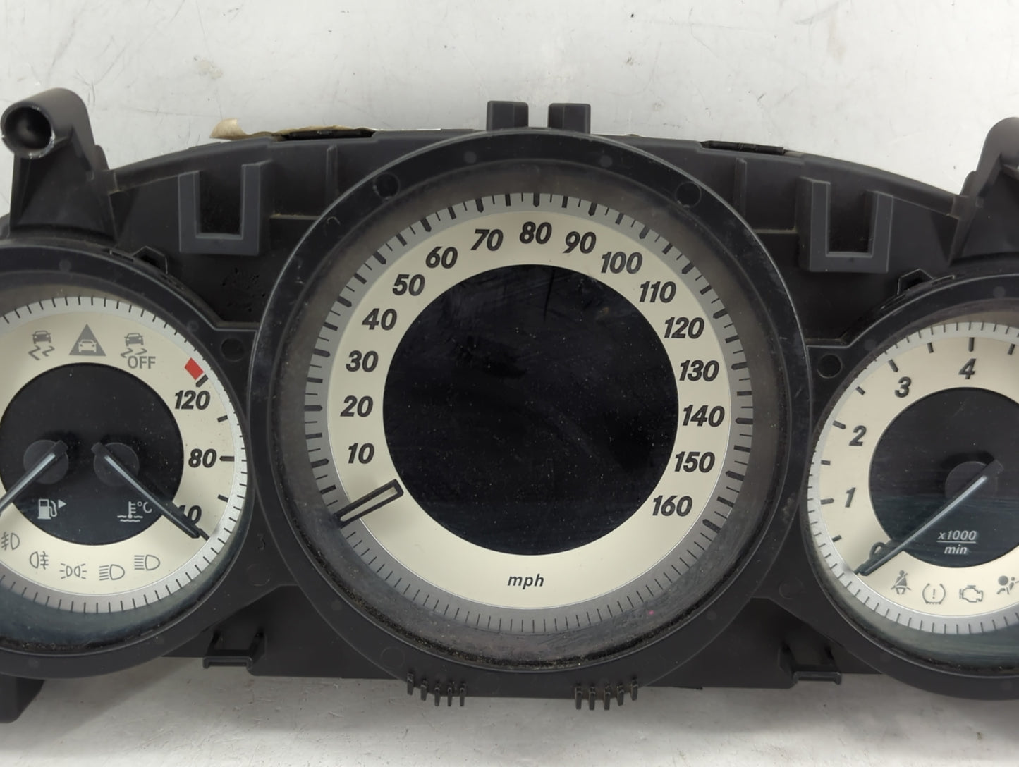 2013 Mercedes-Benz C-Class Instrument Cluster Speedometer Gauges P/N:A2049004409 A2C81592600 Miles:115K Fits OEM Used Auto P