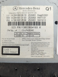 2013 Mercedes-Benz C-Class Radio AM FM Cd Player Receiver Replacement P/N:A2049009610 A2049013703, A1669022804, CQ-JP42E0AE 