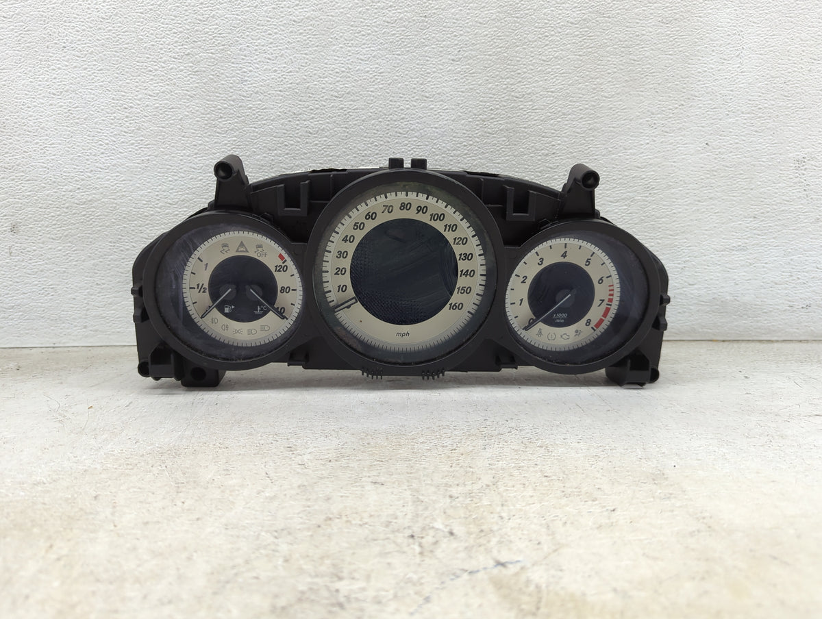 2013 Mercedes-Benz C-Class Instrument Cluster Speedometer Gauges P/N:A2049004409 A2C81592600 Miles:91K Fits OEM Used Auto Pa