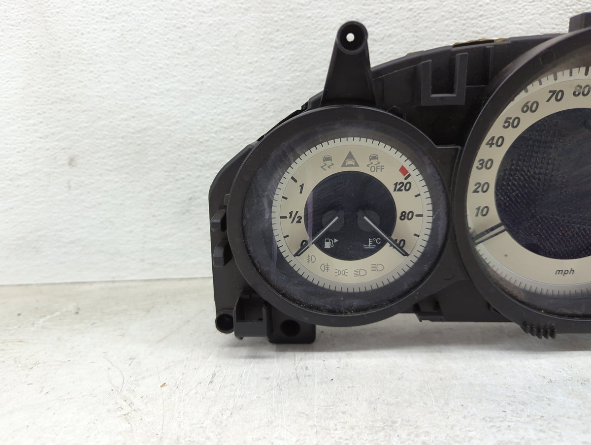 2013 Mercedes-Benz C-Class Instrument Cluster Speedometer Gauges P/N:A2049004409 A2C81592600 Miles:91K Fits OEM Used Auto Pa