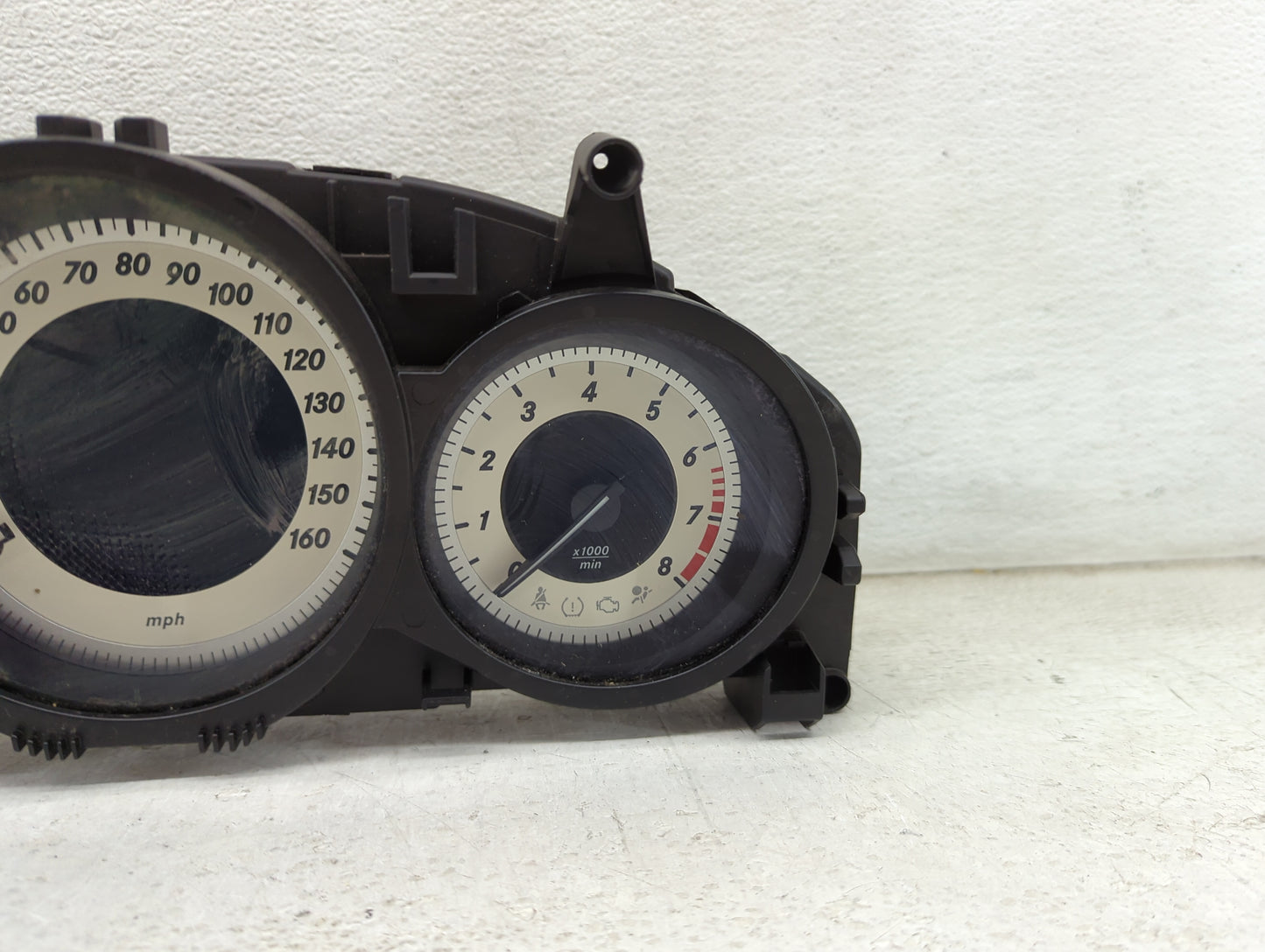2013 Mercedes-Benz C-Class Instrument Cluster Speedometer Gauges P/N:A2049004409 A2C81592600 Miles:91K Fits OEM Used Auto Pa
