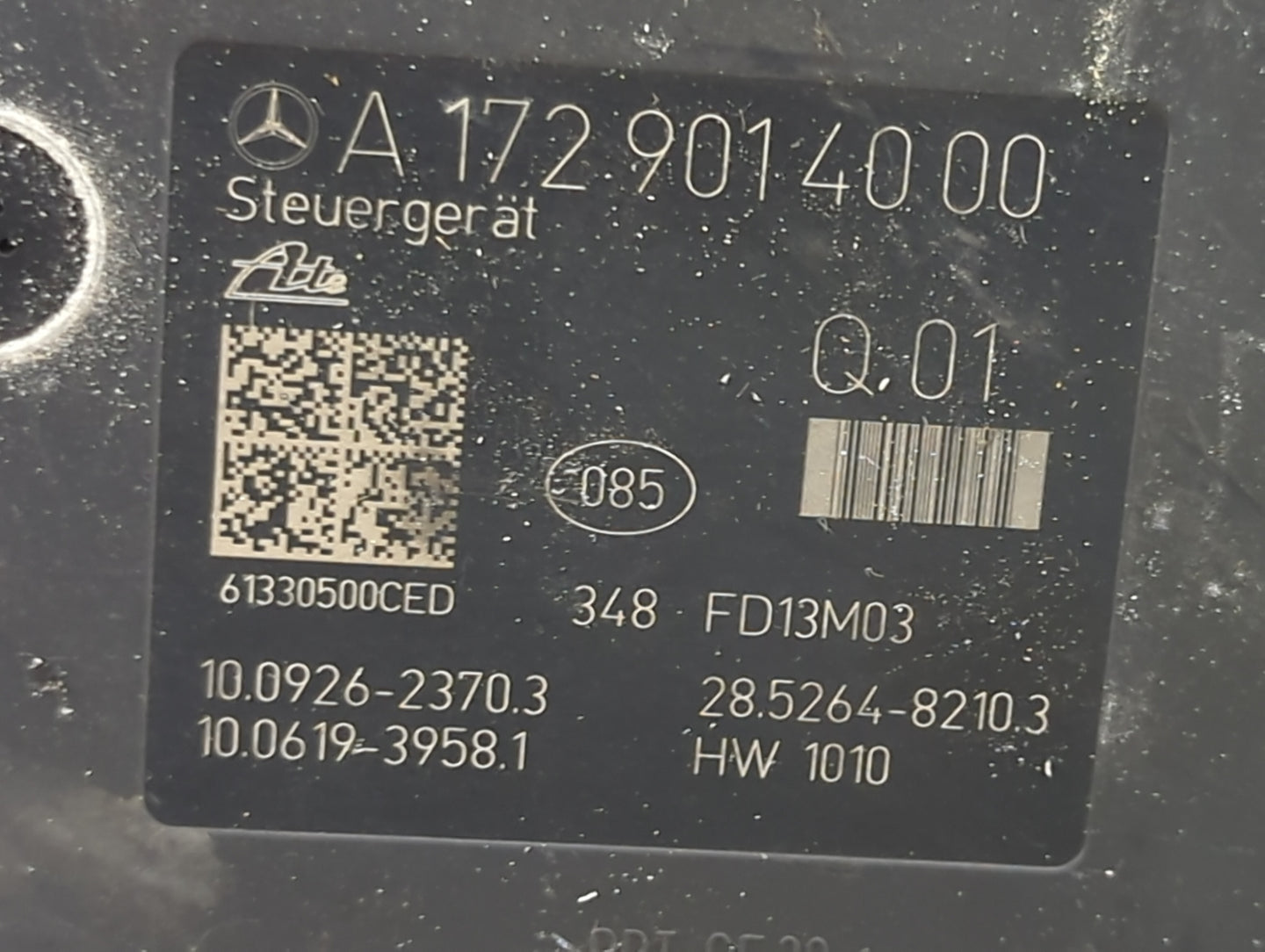 2013 Mercedes-Benz C-Class ABS Pump Control Module Replacement P/N:A1729014000 A1724314212, 10.0926-2370.3 Fits Fits 2014 20
