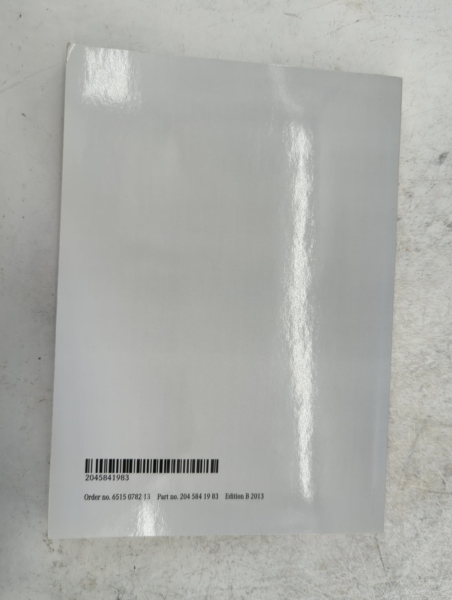 2013 Mercedes-Benz C-Class Owners Manual Book Guide P/N:2045841983 204 584 19 83, 6515 0782 13, 1665844093, 166 584 40 93 OE