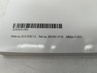 2013 Mercedes-Benz C-Class Owners Manual Book Guide P/N:2045841983 204 584 19 83, 6515 0782 13, 1665844093, 166 584 40 93 OE
