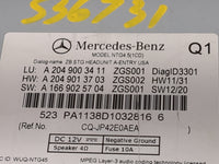 2013 Mercedes-Benz C-Class Radio AM FM Cd Player Receiver Replacement P/N:A2049003411 A2049013703, A1669025704, CQ-JP42E0AEA