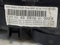 2013 Mercedes-Benz C250 Instrument Cluster Speedometer Gauges P/N:A 204 900 43 09 Fits OEM Used Auto Parts - Oemusedautopart