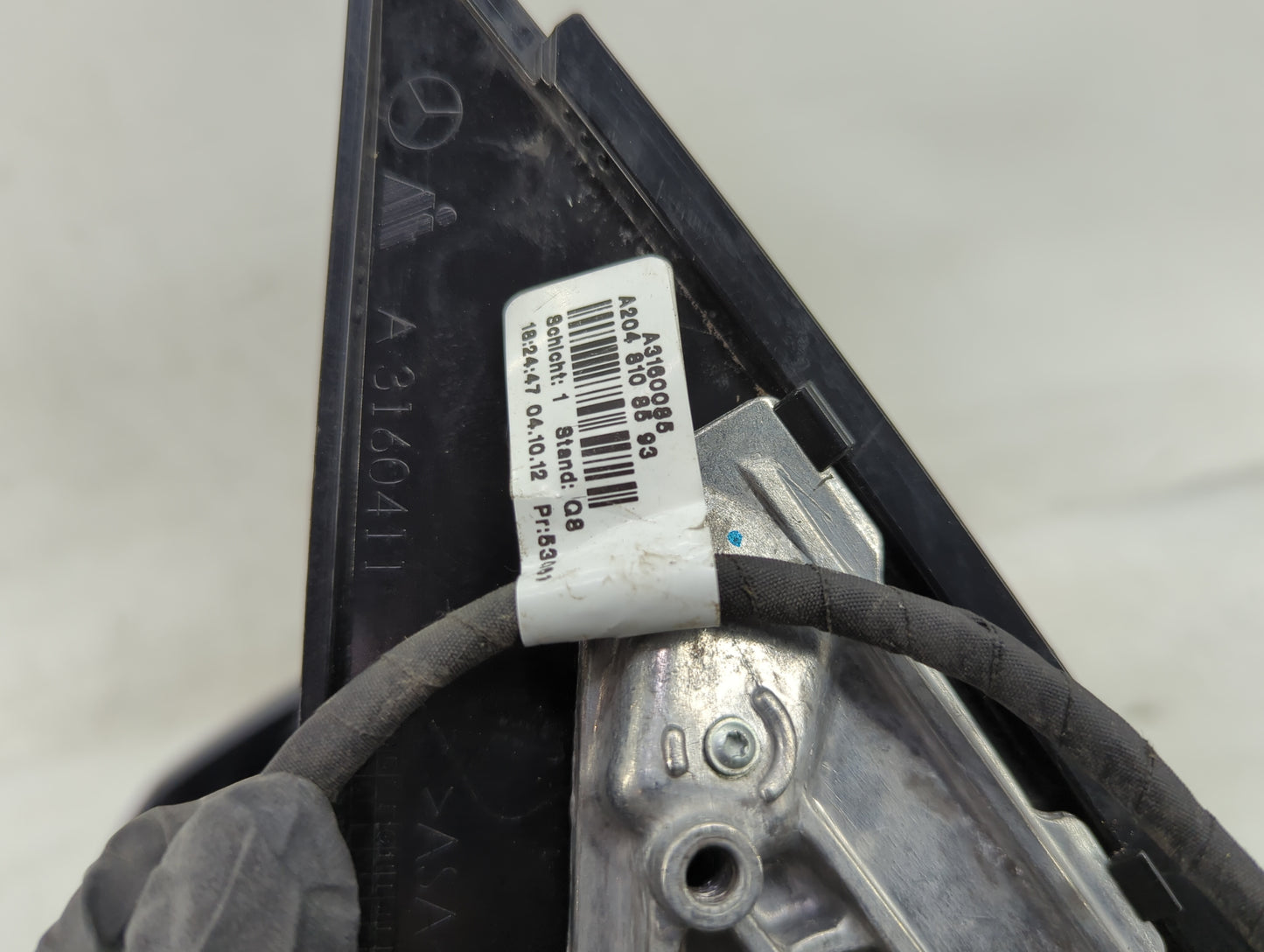 2012-2014 Mercedes-Benz C250 Driver Side View Mirror - Left Door Mirror OEM Used - Oemusedautoparts1.com