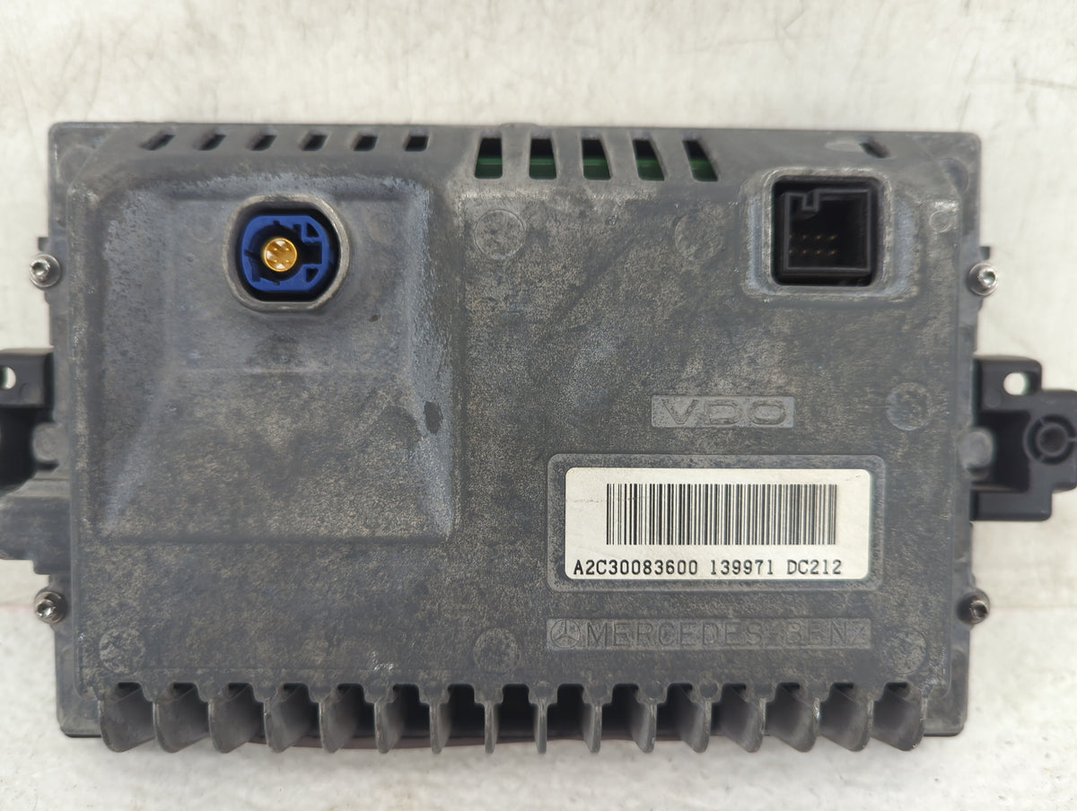 2012-2015 Mercedes-benz C250 Information Radio Display Screen Black - Oemusedautoparts1.com