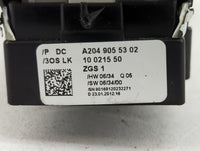 2011-2014 Mercedes-Benz C250 Master Power Window Switch Replacement Driver Side Left P/N:A2049055302 10021550 Fits OEM Used 