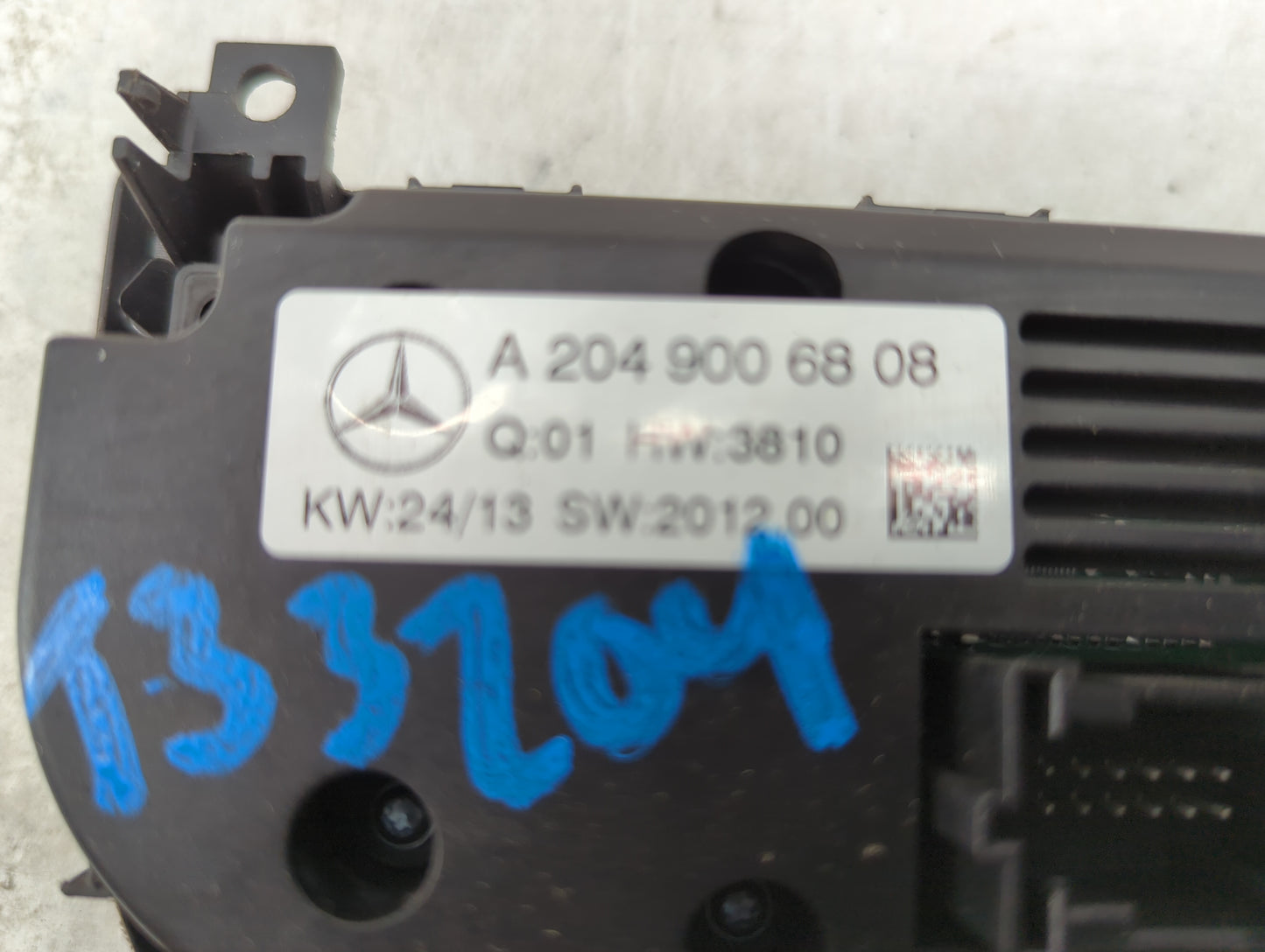 2013-2014 Mercedes-Benz C250 Climate Control Module Temperature AC/Heater Replacement P/N:A2049006808 A2186807307 Fits OEM U
