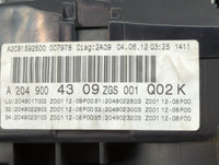 2013 Mercedes-Benz C250 Instrument Cluster Speedometer Gauges P/N:A 204 900 43 09 Miles: Fits OEM Used Auto Parts - Oemuseda