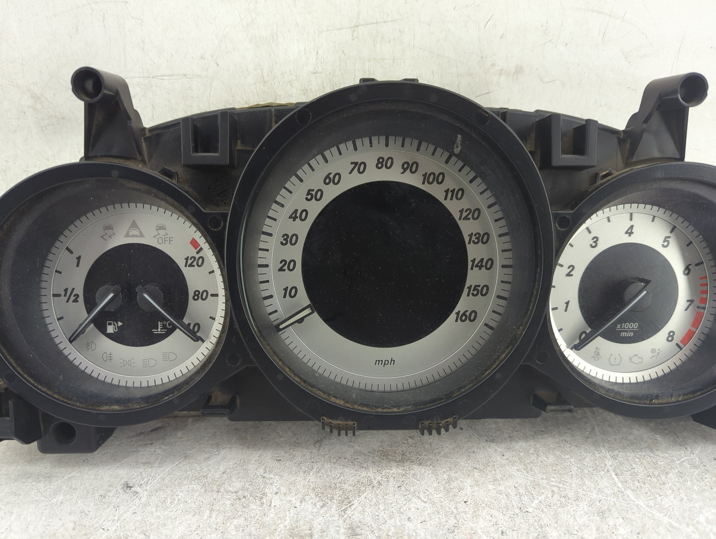 2013 Mercedes-Benz C250 Instrument Cluster Speedometer Gauges Miles: Fits OEM Used Auto Parts - Oemusedautoparts1.com
