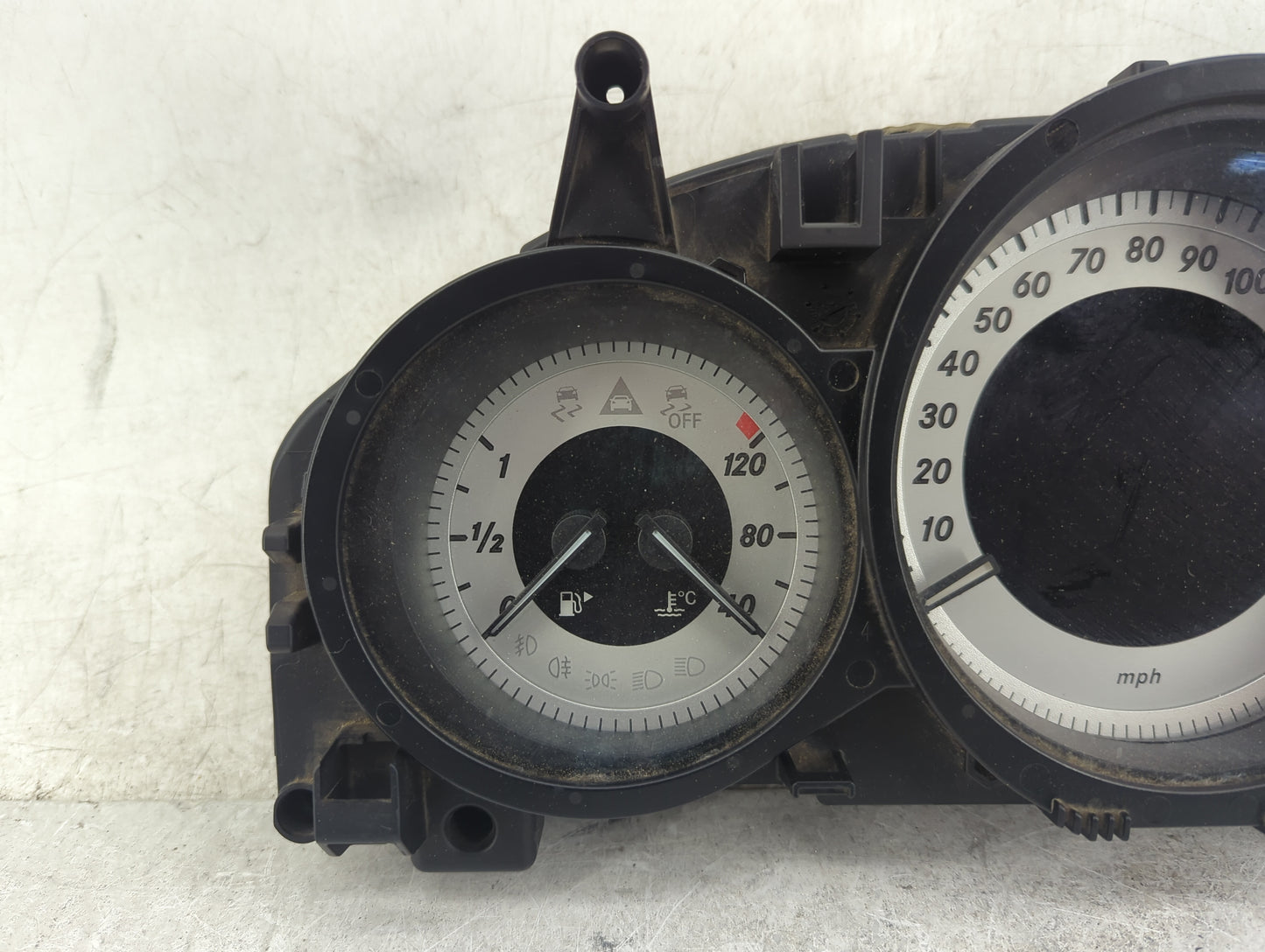 2013 Mercedes-Benz C250 Instrument Cluster Speedometer Gauges Miles: Fits OEM Used Auto Parts - Oemusedautoparts1.com