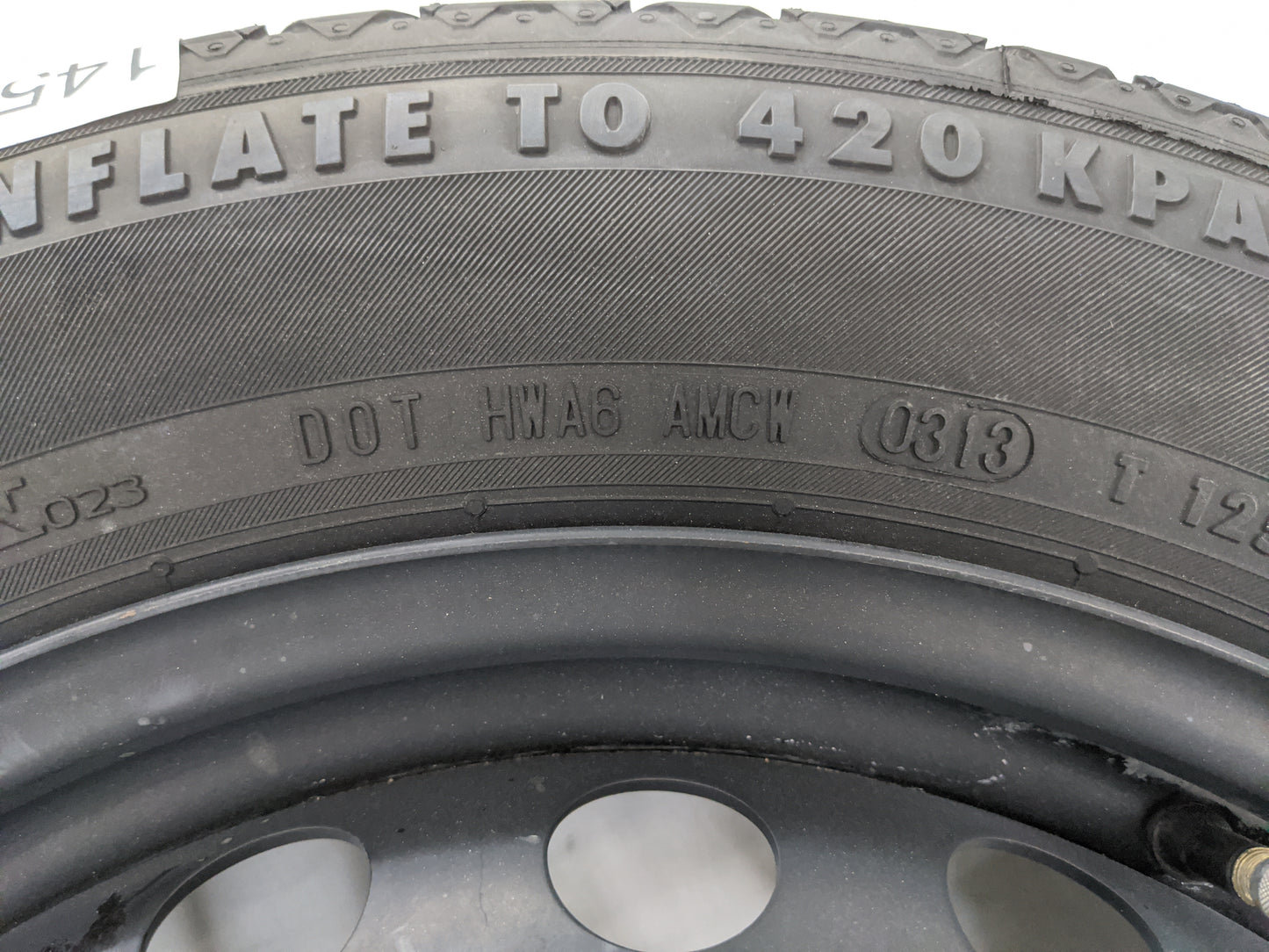 2012-2014 Mercedes-benz C250 Spare Donut Tire Wheel Rim Oem - Oemusedautoparts1.com