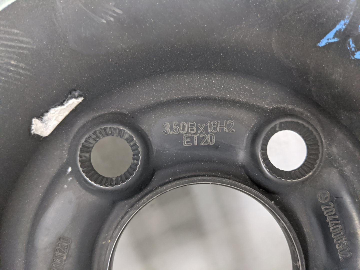 2012-2014 Mercedes-benz C250 Spare Donut Tire Wheel Rim Oem - Oemusedautoparts1.com