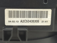 2013 Mercedes-Benz C250 Instrument Cluster Speedometer Gauges P/N:A2C53435305 Miles: Fits OEM Used Auto Parts - Oemusedautop