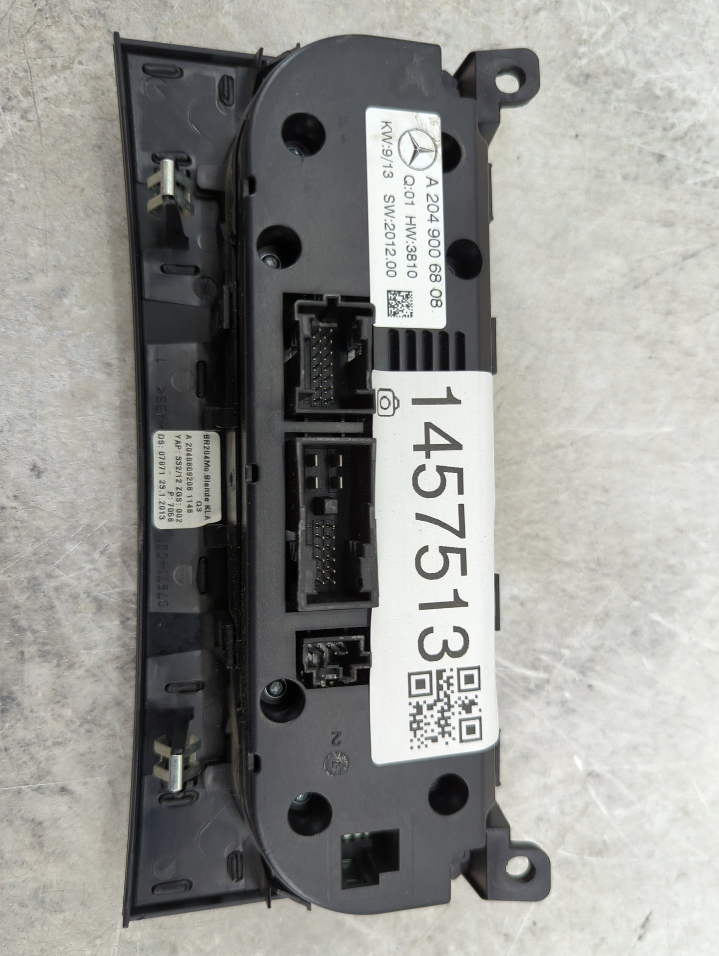 2013-2014 Mercedes-Benz C250 Climate Control Module Temperature AC/Heater Replacement P/N:A 204 900 68 08 Fits Fits 2013 201