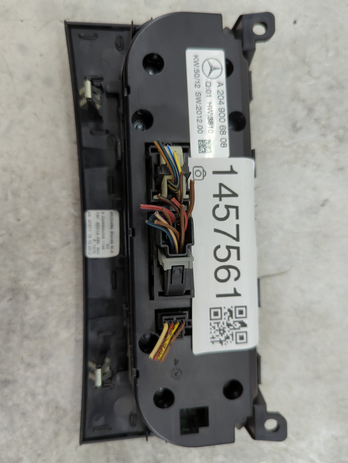 2013-2014 Mercedes-Benz C250 Climate Control Module Temperature AC/Heater Replacement P/N:A 204 900 68 08 Fits Fits 2013 201