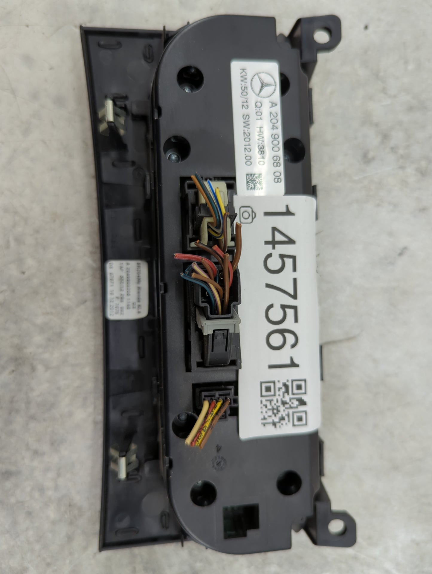 2013-2014 Mercedes-Benz C250 Climate Control Module Temperature AC/Heater Replacement P/N:A 204 900 68 08 Fits Fits 2013 201