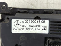 2013-2014 Mercedes-Benz C250 Climate Control Module Temperature AC/Heater Replacement P/N:A 204 900 68 08 Fits Fits 2013 201
