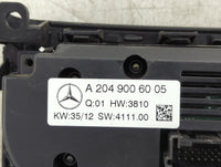 2013-2014 Mercedes-Benz C250 Climate Control Module Temperature AC/Heater Replacement P/N:A 204 900 60 05 Fits Fits 2013 201