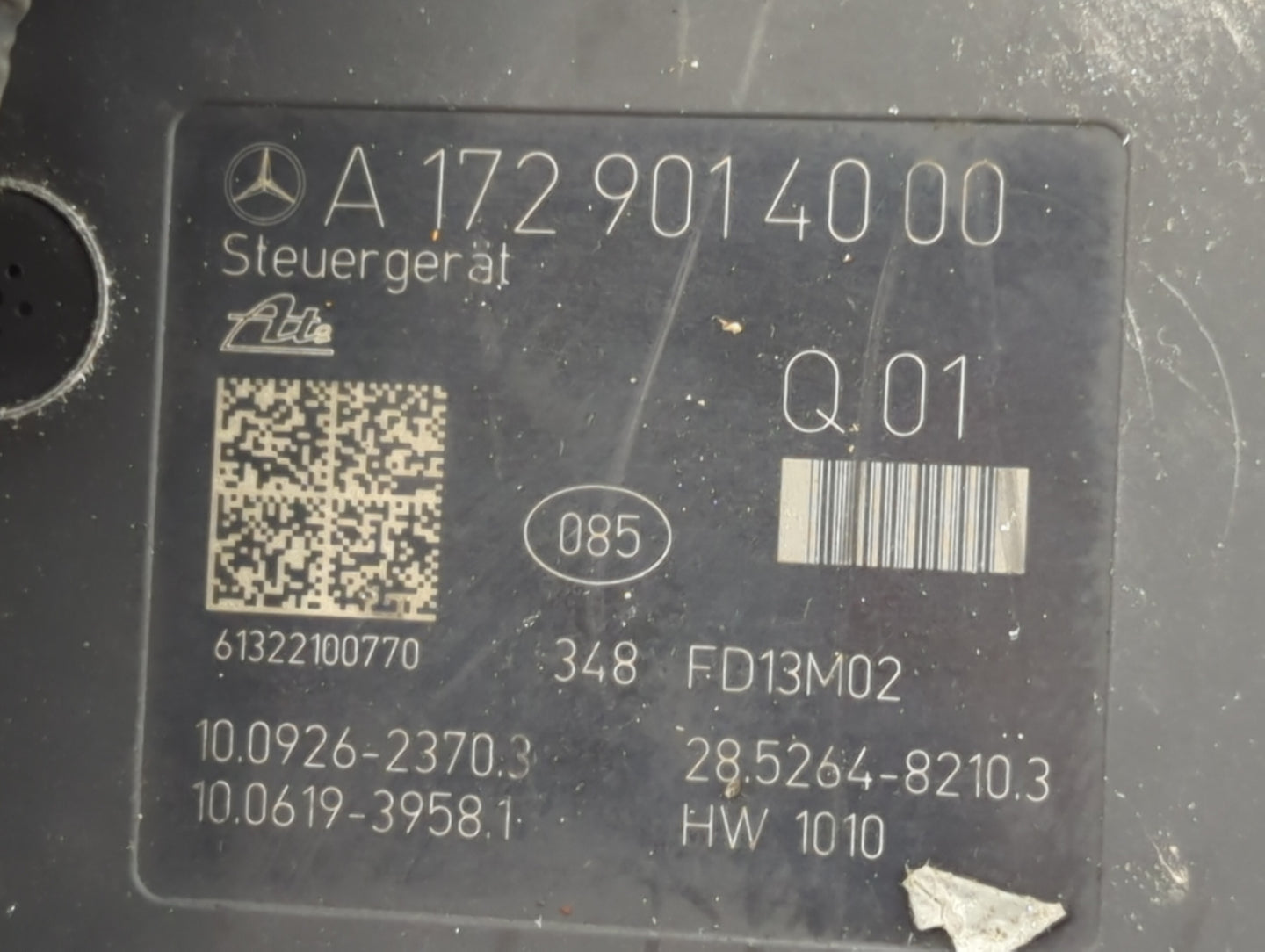 2013-2015 Mercedes-Benz C250 ABS Pump Control Module Replacement P/N:A1724314212 A1729014000 Fits Fits 2013 2014 2015 OEM Us