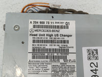 2013 Mercedes-Benz C250 Radio AM FM Cd Player Receiver Replacement P/N:A 204 900 73 11 A 204 900 88 11, 2049008511 Fits OEM 