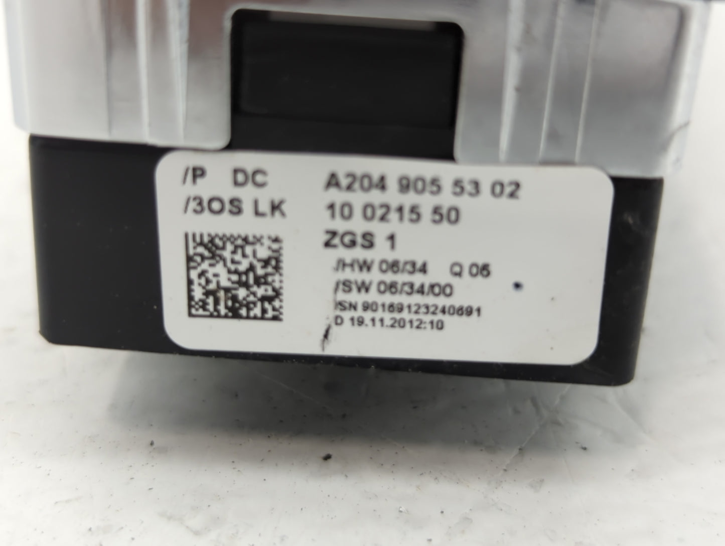 2011-2014 Mercedes-Benz C250 Master Power Window Switch Replacement Driver Side Left P/N:A204 905 53 02 Fits OEM Used Auto P