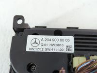 2013-2014 Mercedes-Benz C250 Climate Control Module Temperature AC/Heater Replacement P/N:A 204 900 60 05 Fits Fits 2013 201