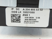 2012-2014 Mercedes-Benz C250 Master Power Window Switch Replacement Driver Side Left P/N:A 204 905 53 02 Fits OEM Used Auto 