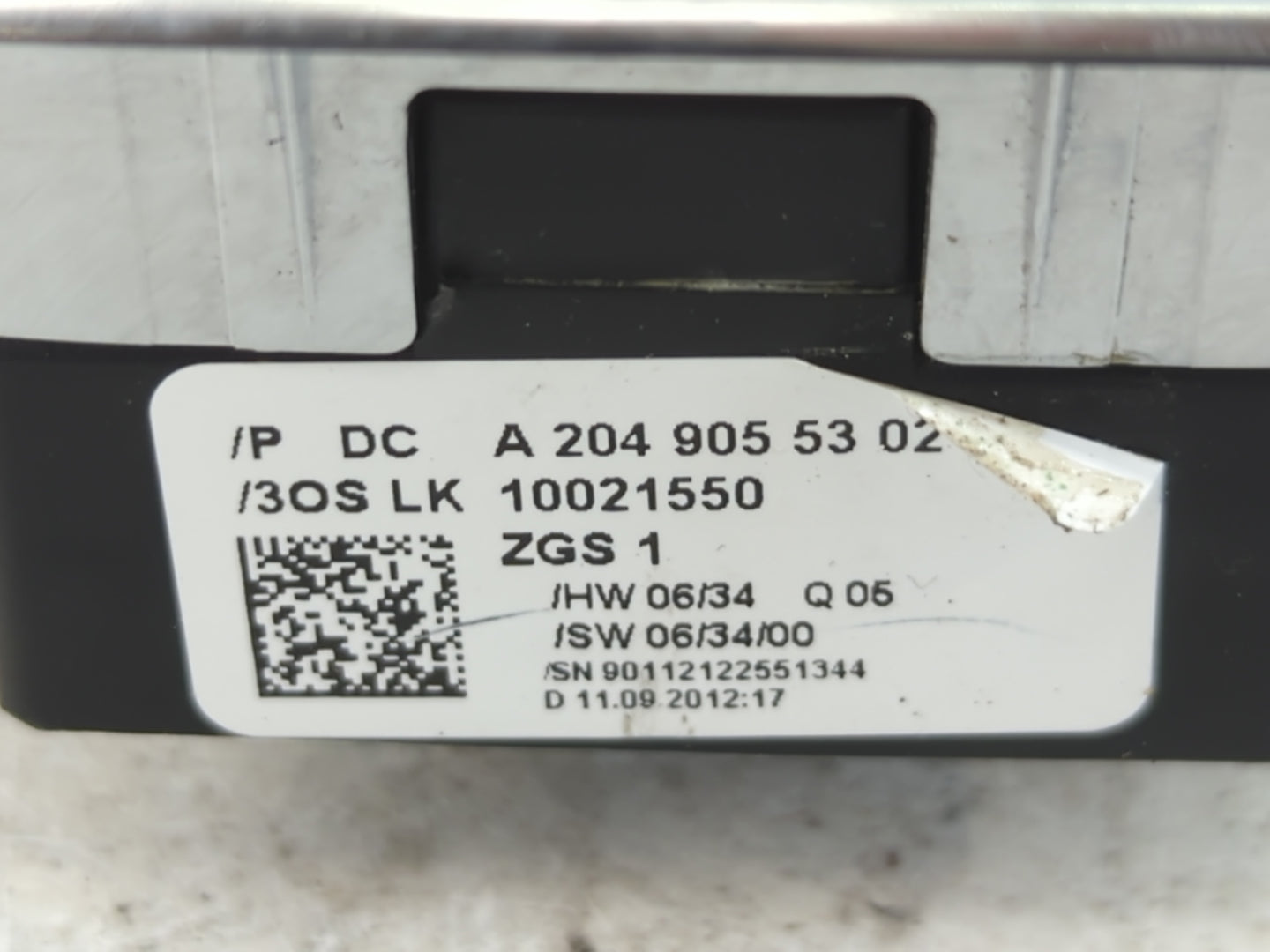 2011-2014 Mercedes-Benz C250 Master Power Window Switch Replacement Driver Side Left P/N:10021550 A 204 905 53 02 Fits OEM U