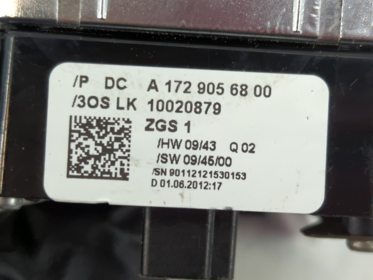 2012-2015 Mercedes-Benz C250 Master Power Window Switch Replacement Driver Side Left P/N:10020879 A 172 905 68 00 Fits OEM U
