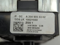 2010-2015 Mercedes-Benz C250 Master Power Window Switch Replacement Driver Side Left P/N:A 204 905 53 02 Fits OEM Used Auto 