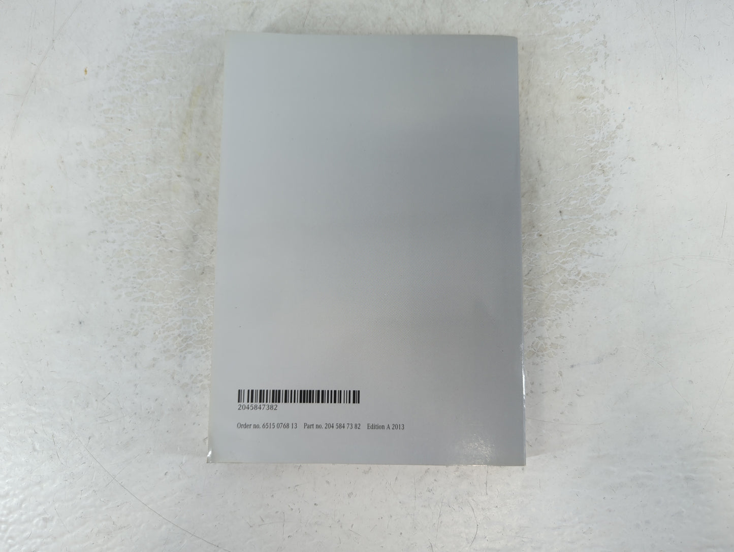 2013 Mercedes-Benz C300 Owners Manual Book Guide P/N:204 584 73 82 2045847382 OEM Used Auto Parts - Oemusedautoparts1.com