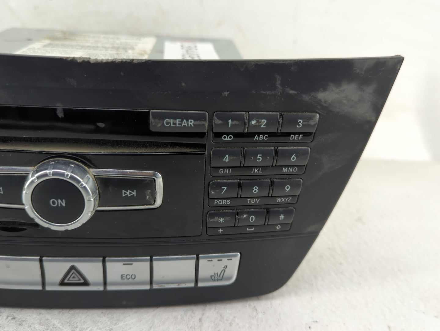 2013 Mercedes-Benz C300 Radio AM FM Cd Player Receiver Replacement Fits OEM Used Auto Parts - Oemusedautoparts1.com